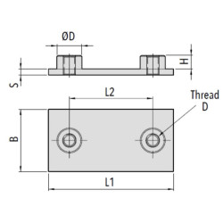 Suvirinimo plokštė, serija C4 B251P4