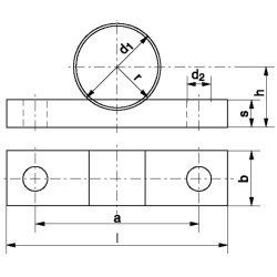 Vamzdžio spaustukas 4" KUPL1001143