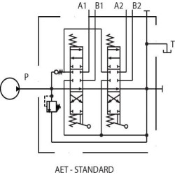 Valdymo vožtuvas SD11/2-P-18-513-AET SD11218513