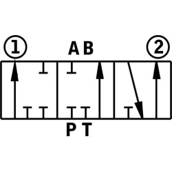 Valdymo vožtuvas SD5/2-P-38-38-AET SD52005