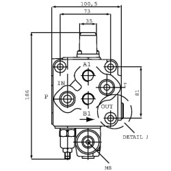 Valdymo vožtuvas SD5/1-N-38L-AET SD51008