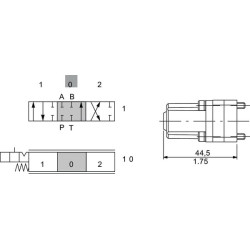 Valdymo vožtuvas SD4/1-110L-AET SD41002