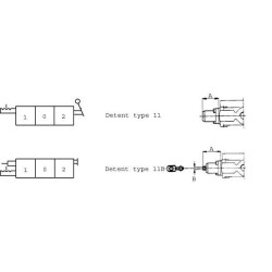 Fiksatorių komplektas TYPE 11D SD18/SD25 SD918A11D