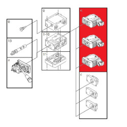 Magnetas PVEM 11-32V pralaidus DIN 1x4 PVG3211166845