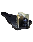 Priekabos prikabinimo su plokšte