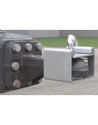 Priekabų sukabinimo kilpų apsaugos nuo vagių