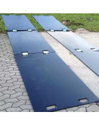 Plastikinė grindų plokštės paviršių apsaugai