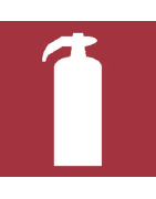 Priešgaisrinės įrangos ir gesintuvų saugos ženklai