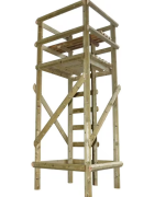 Mediniai stovai medžioklei